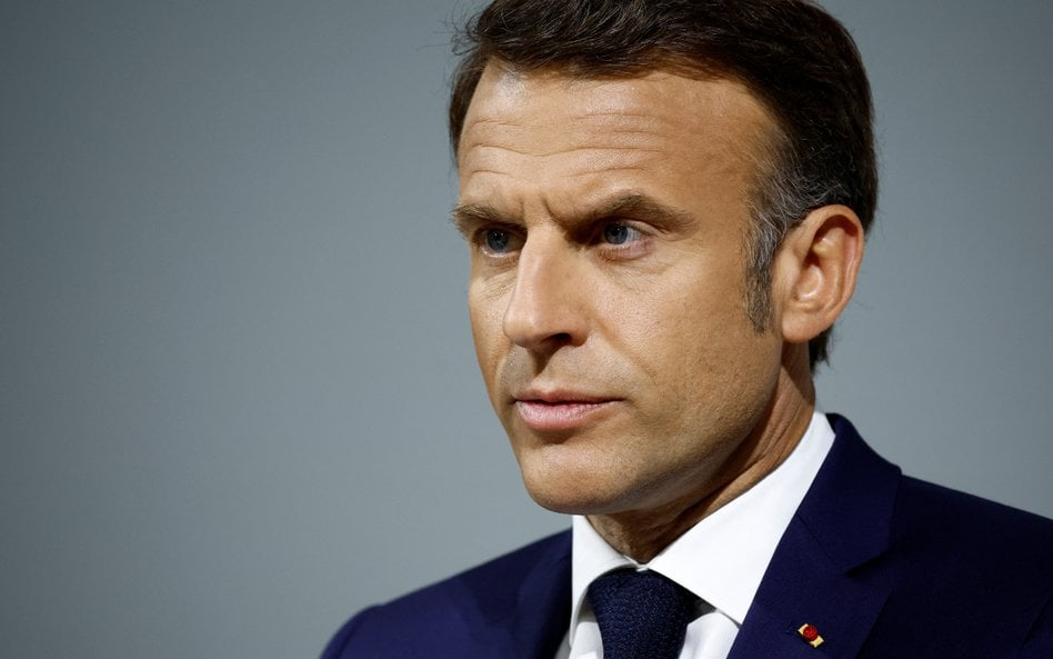 Prezydent Francji Emmanuel Macron